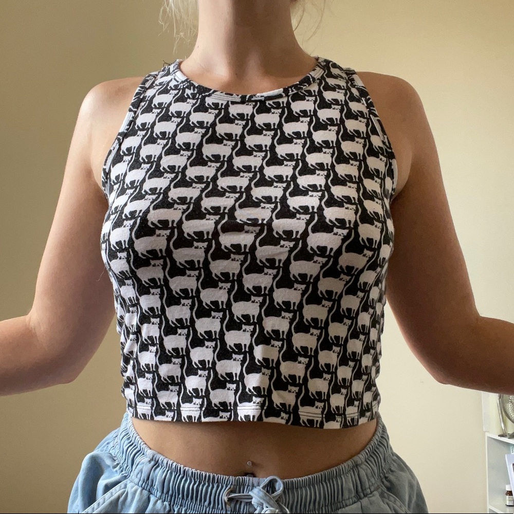 Kitty pattern tank